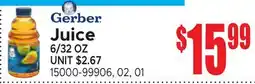 Jetro Gerber Juice offer