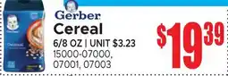 Jetro Gerber Cereal offer