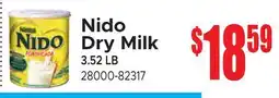 Jetro Nido Dry Milk offer