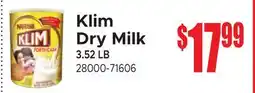 Jetro Klim Dry Milk offer