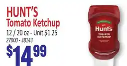 Jetro HUNT'S Tomato Ketchup offer