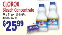 Jetro CLOROX Bleach Concentrate offer