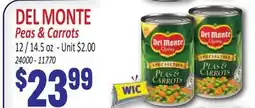 Jetro DEL MONTE Peas & Carrots offer