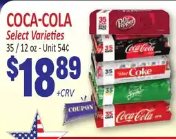 Jetro COCA-COLA Select Varieties offer