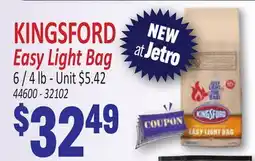 Jetro KINGSFORD Easy Light Bag offer