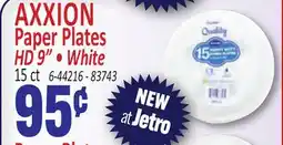 Jetro AXXION Paper Plates offer