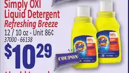Jetro Simply OXI Liquid Detergent Refreshing Breeze offer