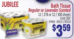 Jetro JUBILEE Bath Tissue offer
