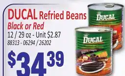 Jetro DUCAL Refried Beans Black or Red offer