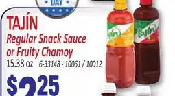 Jetro TAJÍN Regular Snack Sauce or Fruity Chamoy offer