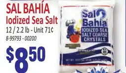 Jetro SAL BAHÍA Iodized Sea Salt offer