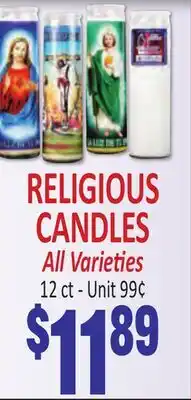 Jetro RELIGIOUS CANDLES offer
