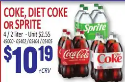 Jetro COKE, DIET COKE OR SPRITE offer