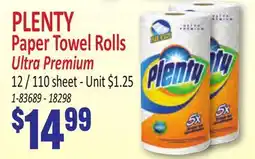 Jetro PLENTY Paper Towel Rolls Ultra Premium offer