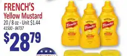 Jetro FRENCH'S Yellow Mustard offer
