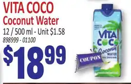 Jetro VITA COCO Coconut Water offer