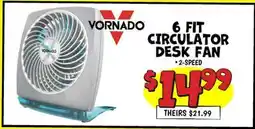 Ollie's VORNADO CIRCULATOR DESK FAN offer