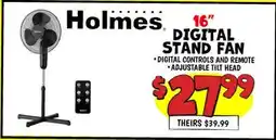 Ollie's Holmes 16 DIGITAL STAND FAN offer