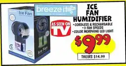Ollie's ICE FAN HUMIDIFIER offer