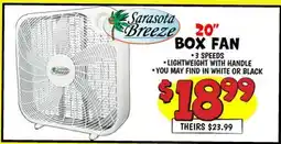 Ollie's Sarasota Breeze 20 BOX FAN offer