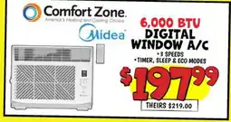 Ollie's Midea 6,000 BTU DIGITAL WINDOW A/C offer