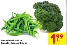 Albertsons Fresh Green Beans or Fresh Cut Broccoli Crowns offer