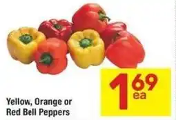 Albertsons Yellow, Orange or Red Bell Peppers offer