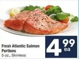 Albertsons Fresh Atlantic Salmon Portions offer