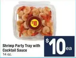 Albertsons Shrimp Party Tray with Cocktail Sauce offer