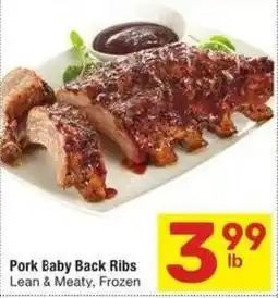 Albertsons Pork Baby Back Ribs offer