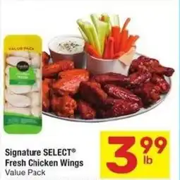 Albertsons Signature select fresh chicken wings value pack offer