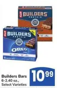 Albertsons Builders Bars offer