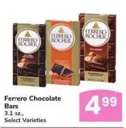 Albertsons Ferrero Chocolate Bars offer