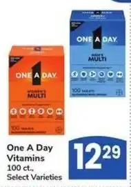 Albertsons One A Day Vitamins offer