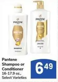 Albertsons Pantene Shampoo or Conditioner offer
