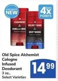 Albertsons Old Spice Alchemist Cologne Infused Deodorant offer