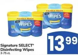 Albertsons Signature SELECT Disinfecting Wipes offer