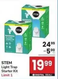 Albertsons Stem light trap starter kit offer