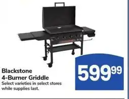 Albertsons Blackstone 4-Burner Griddle offer