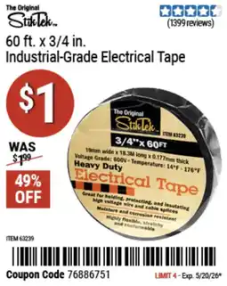 Harbor Freight Tools The Original Stiktek offer