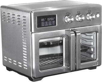 Best Buy Bella Pro Series - 12-in-1 6-Slice Toaster Oven + 33-qt. Air Fryer with French Doors - Stainless Steel offer