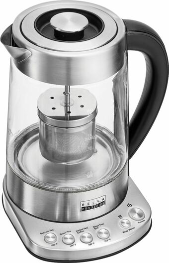 Best Buy Bella Pro Series - Pro Series 1.7L Electric Tea Maker/Kettle - Stainless Steel offer