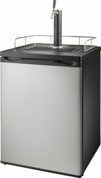 Best Buy Insignia™ - 5.6 Cu. Ft. 1-Tap Beverage Cooler Kegerator - Stainless steel offer