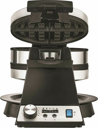 Best Buy Bella Pro Series - Pro Series Belgian Flip Waffle Maker - Stainless Steel offer