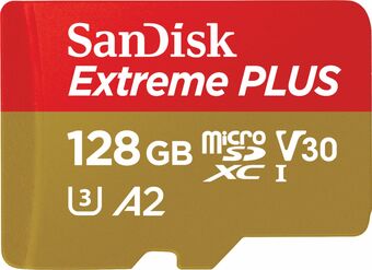 Best Buy SanDisk - Extreme PLUS 128GB microSDXC UHS-I Memory Card offer