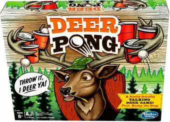Best Buy Hasbro Gaming - Deer Pong Talking Deer Family Game offer