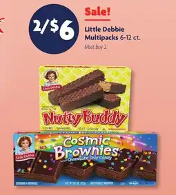 Family Dollar Little Debbie Multipacks offer