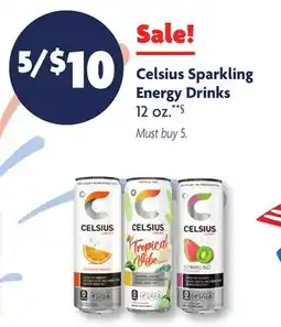 Family Dollar Celsius Sparkling Energy Drinks offer