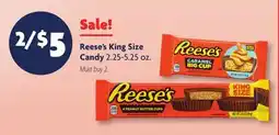 Family Dollar Reese's King Size Candy offer