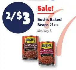 Family Dollar Bush's Baked Beans offer